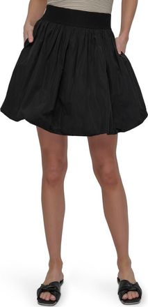 DKNY Bubble Miniskirt in Black at Nordstrom, Size Large