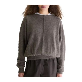 Bellerose Truien & Vesten, Dames, Bruin, XS, Derny 62 Ronde hals gebreid