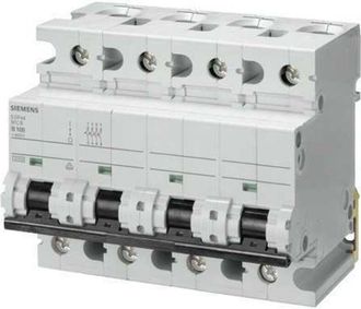 SIEMENS Interruttore magnetotermico Siemens 4P 80A 10kA tipo C 6 moduli 5SP44807