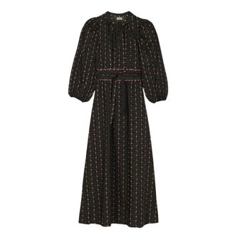 APOF Maya Jurk - Dames - Casual kleedjes - Blauw - XS - Katoen - Kleedjes