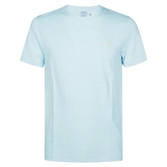 Polo Ralph Lauren Casual Cotton T-Shirt for Men - male - Polo Ralph Lauren - T-Shirts - Blue - 2XL - Tops