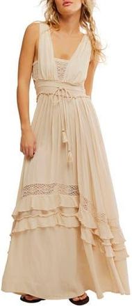 Free People Endless Summer by Free People Santa Maria Maxi Dress in Summer Khaki at Nordstrom Rack, Size X-Small