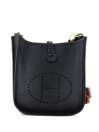 Herm&egrave;s Evelyne Bag Gen III Clemence TPM crossbody bag - Nero