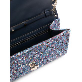 Valentino Garavani Rockstud Shoulder Bag - Blue
