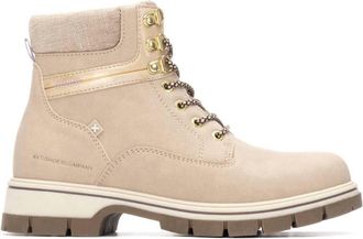 Xti Womens 144631 Round Toe Booties In Beige