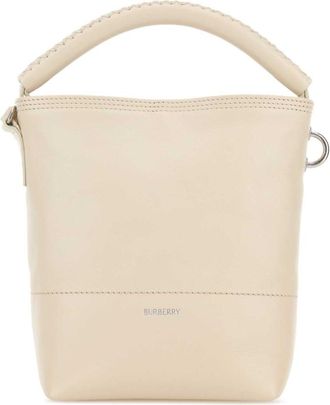 Burberry Ivory B Clip Mini Bucket Bag