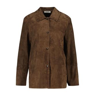 Max Mara Dames, Jassen, Bruin, Maat: 3XS Leer