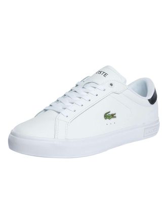 Lacoste Powercourt 125 2 SMA Leren Sneakers, Wit