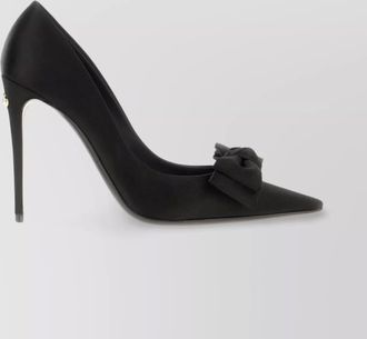 Dolce & Gabbana silk satin pointed-toe pumps