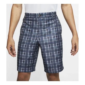 Nike FLEX Plaid Shorts Blue Plaid CI9804-492