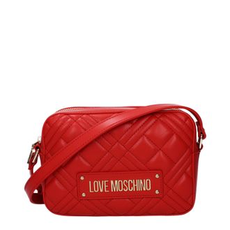 Love Moschino Liebe Moschino -Umhängetaschen Frau Polyurethan rot