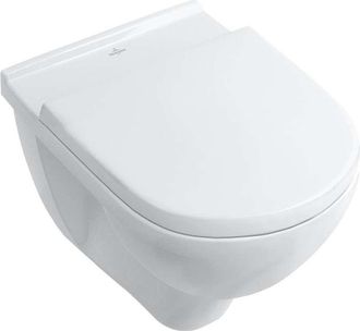 Villeroy & Boch Inodoro Con Fondo De Pared, 360 X 560 Mm, Directflush, Dise&ntilde;o Suspendido, Desag&uuml;e Horizontal, Porcel&aacute;nico Sanitario Blanco