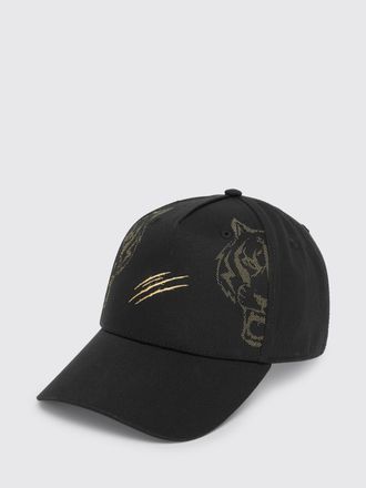 Plein Sport Cotton Baseball Cap With Logo Philipp Plein