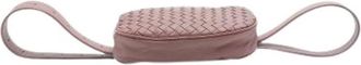 Bottega Veneta Pre-owned Woven Nappa Belt Bag - Dames - Vintage Heuptassen - Roze - ONE Size - Leer - Vintage