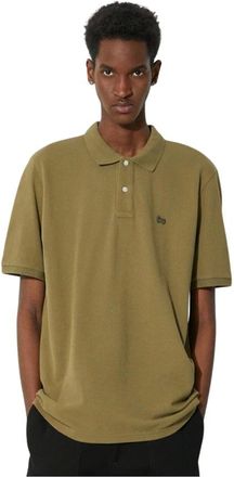 Woolrich Tops, Heren, Groen, M, Katoen, Klassieke Amerikaanse Polo