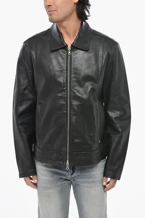 Diesel Leather Coach Jacket L-HUDSON Diesel