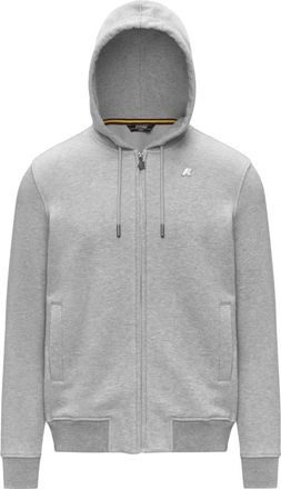 K-Way Anthony French Terry - Heren - Vesten met rits - Grijs - S - Katoen - Hoodies & sweatvesten