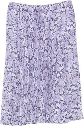 Michael Kors Gonna Longuette - Dames - Midirokken - Paars - L - Rokken