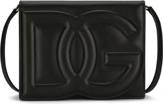 Dolce & Gabbana Black DG Logo Crossbody Bag