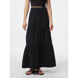 Pieces Wijd uitlopende lange rok