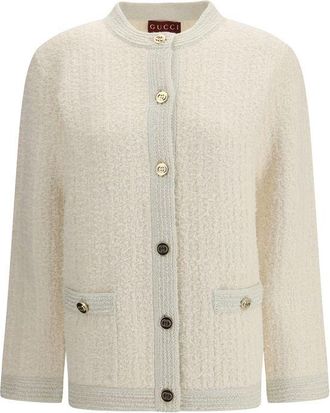 Gucci Beige Wool Womens Cardigan