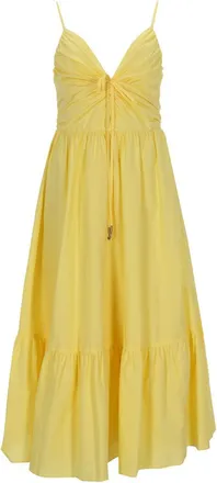 Michael Kors V Neck Midi Dress