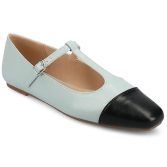 Journee Collection Women & apos;s Theah Medium and Wide Width Dress Flats