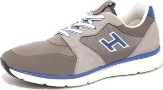 Hogan New Sneaker H Flock - Heren - Sneakers - Grijs - 39 EU - Leer - Schoenen