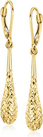Canaria Canaria 10kt Yellow Gold Teardrop Earrings