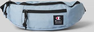 Champion Bauchtasche mit Label-Patch in Eisblau, Gr&ouml;&szlig;e 1
