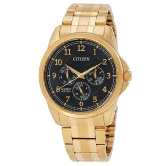 Citizen Chronograph Quartz Black Dial Mens Watch AG8349-53E