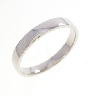Chanel Platinum 950 Band Ring (Pre-Owned)