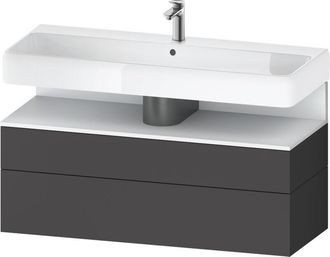 Duravit Duravit - Qatego Mueble Bajo Lavabo, 1 Extra&iacute;ble Y 1 Caj&oacute;n