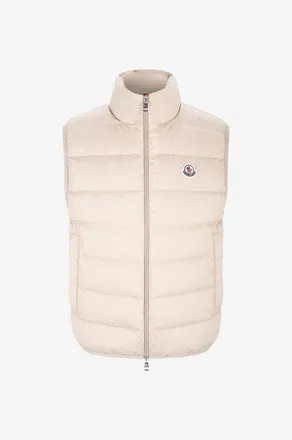 Moncler Matte &auml;rmellose Daunenjacke Contrin