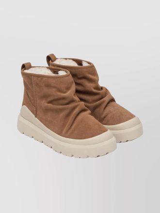UGG mini utility ankle boots with pull tab