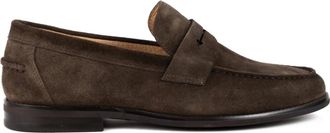 Sergio Moretti Schoenen, Heren, Bruin, 44 EU, Leer, Bruine Casual Loafers