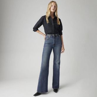 Levi's Ribcage Bell Jeans Women Romantic Story High Rise Flare Leg JAX1324