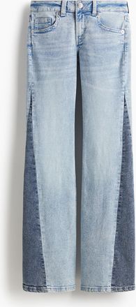 H&M Flared Low Jeans - Blue
