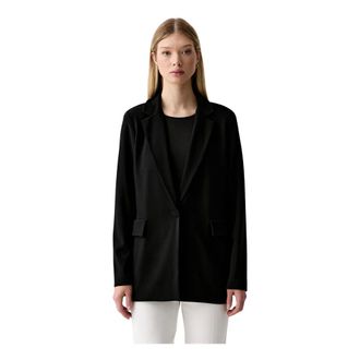 Joseph Ribkoff Blazer Dritto Classico - - Jackets - Donna - Nero - 5XL