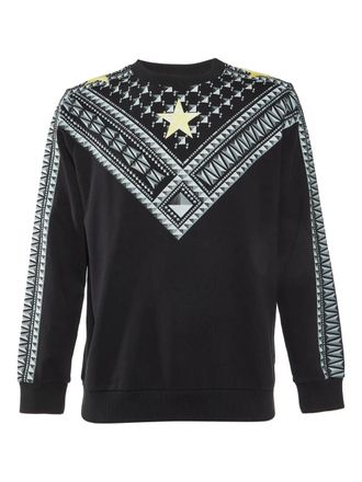 Givenchy star-print cotton sweatshirt - Black
