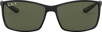 Ray-Ban Liteforce Tech 62mm Polarized Oversize Sunglasses in Matte Black at Nordstrom