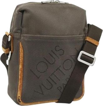 Louis Vuitton Pre-owned Damier Geant Schoudertas - Dames - Vintage Schoudertas - Bruin - ONE Size - Leer - Vintage