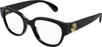 Gucci Ronde Zonnebrillen - Dames - Brillen - Zwart - 53 MM - Accessoires