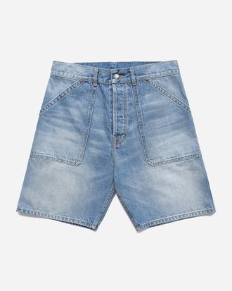 BTFL-life Carpenter Shorts In Indigo Wash
