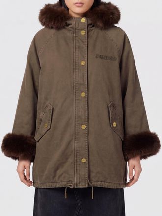 Pinko Coat Woman color Brown