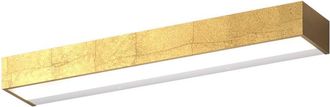 Top-Light Applique Classica Top Light Bios 1213 55 Led Switch 2640lm Alluminio Illuminazione Modulo Integrato, Finitura Metallo Foglia Oro