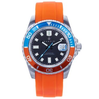 Nautis Interceptor Quartz Black Dial Mens Watch 19161G-C