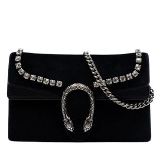 Gucci Pre-owned Dionysus - Dames - Pre-owned - Zwart - Maat: ONE Size Leer