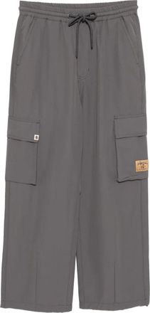 Fingercroxx Pantaloni con applicazione logo - Grigio