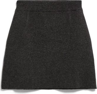 Armedangels Cotton-Wool Mini Knit Skirt Jupe f&uuml;r Damen | schwarz